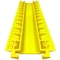 Electriduct Cable Ramp, 1-1/2 in H, 37-1/4 in L, 11 in W, 1 Channel, PVC, Yellow DO-EZ-RUNNER-1CH-YL - alternate 2